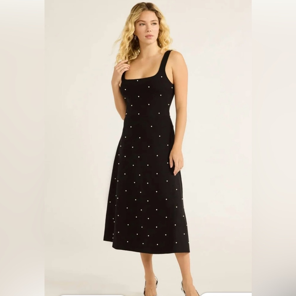 NWT Elegant Black beaded dress